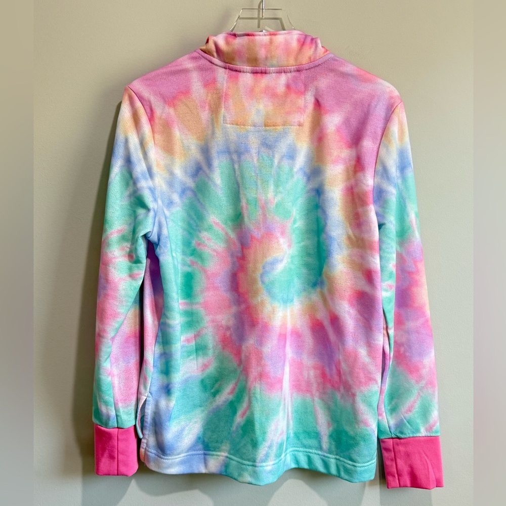 Simply Southern Tie Dye Pullover 1/4 Zip Sweater Size Large✨ - Picture 8 of 9